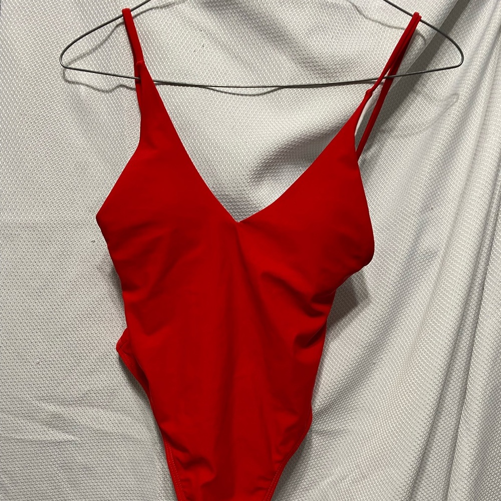 Thong one piece swim